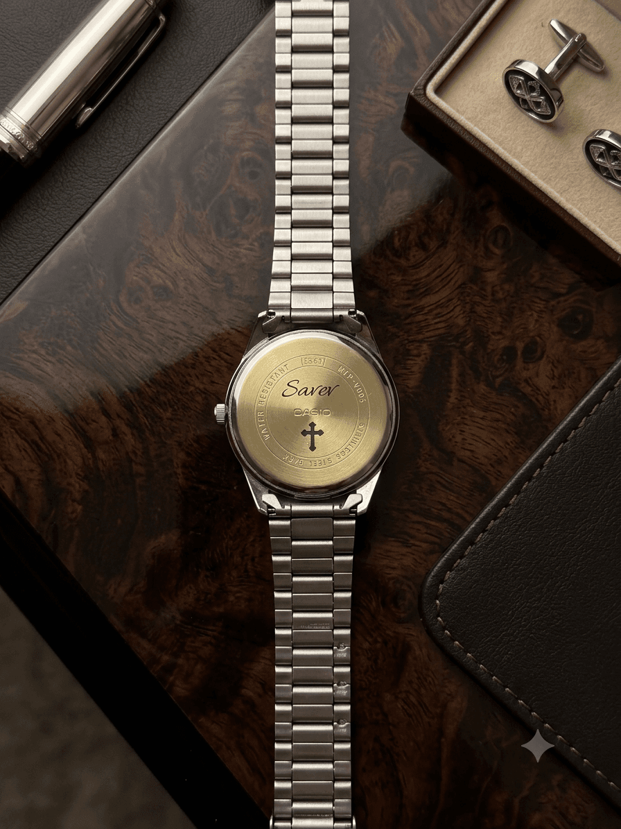 Custom Watch Engraving - Name and image
